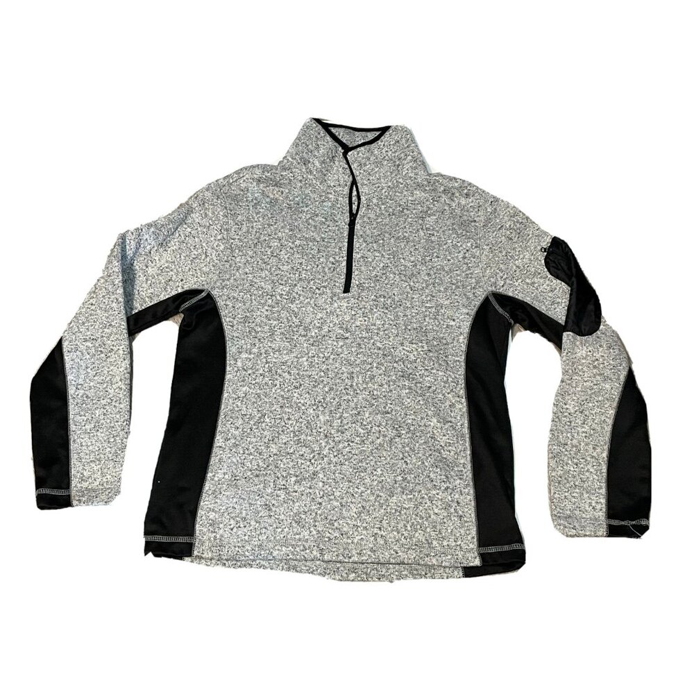 Young USA 1/4 zip sweater mens medium gray